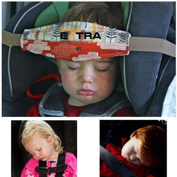 Appui tête bébé enfant pour siège auto, poussette, avion, etc. - Concept Extra